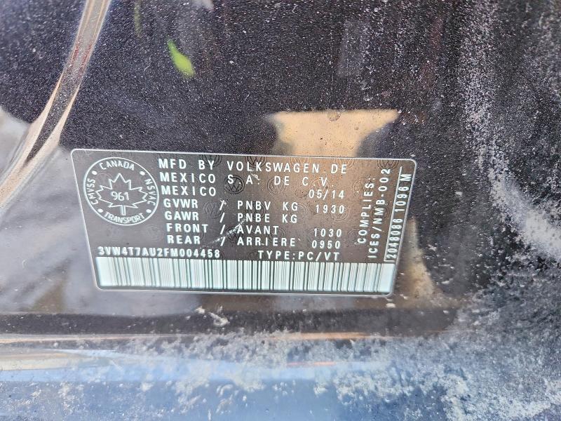 Aukcja sprzedaży 2015 Volkswagen Gti, vin: 3VW4T7AU2FM004458, numer aukcji: 77201645