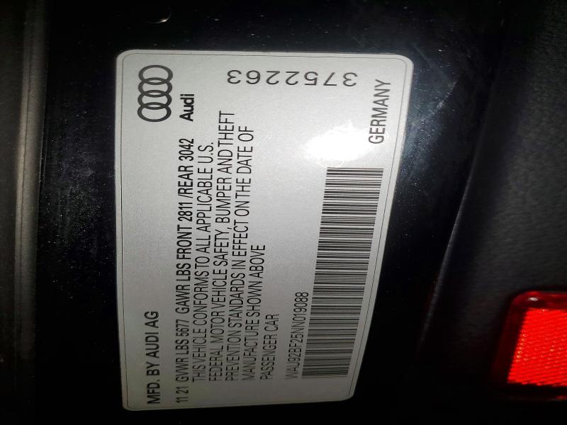 Продажа на аукционе авто 2022 Audi A6 Allroad, vin: WAU92BF25NN019088, номер лота: 76487905