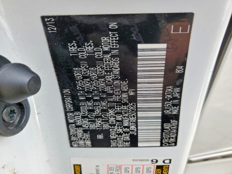 Aukcja sprzedaży 2014 Lexus Gx, vin: JTJBM7FX8E5072825, numer aukcji: 77358505