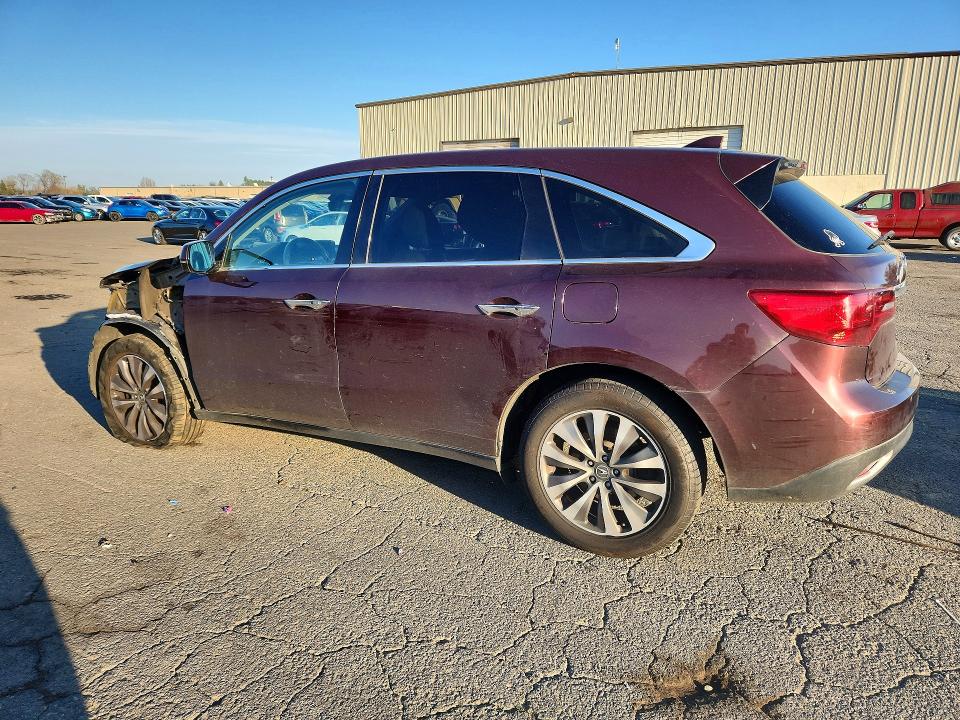 Aukcja sprzedaży 2016 Acura Mdx, vin: 5FRYD4H45GB040395, numer aukcji: 76264665