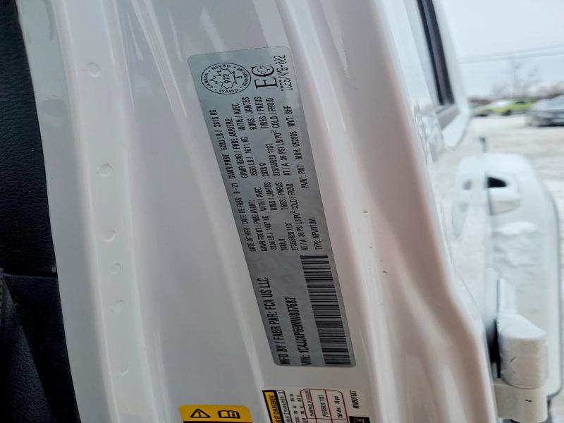 2021 Jeep Wrangler Unlimited მანქანა იყიდება აუქციონზე, vin: 1C4JJXP69MW807687, აუქციონის ნომერი: 75397435