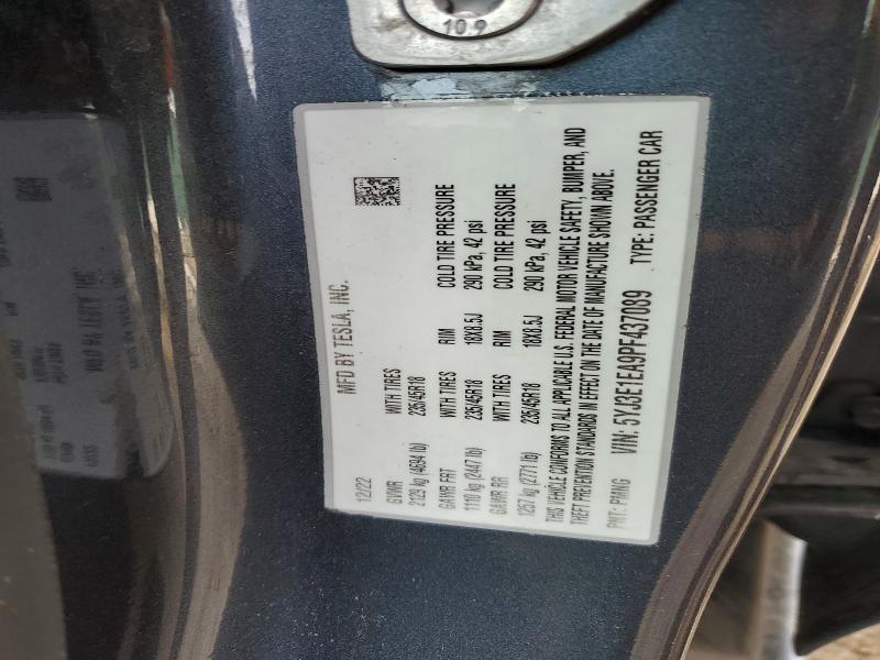 Продажа на аукционе авто 2023 Tesla Model 3, vin: 5YJ3E1EA9PF437089, номер лота: 72328405