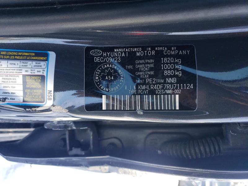 Aukcja sprzedaży 2024 Hyundai Elantra, vin: KMHLR4DF7RU711124, numer aukcji: 78124945