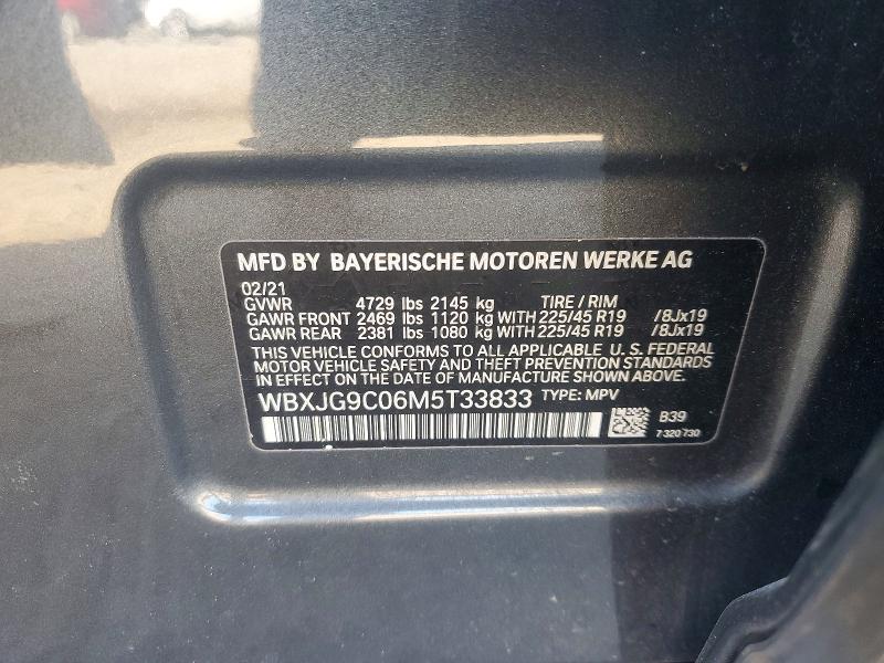 Продаж на аукціоні авто 2021 Bmw X1, vin: WBXJG9C06M5T33833, номер лоту: 76755995