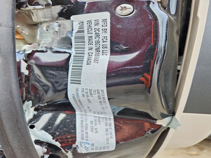 79368395 :رقم المزاد ، 2C4RC1BG7NR188687 vin ، 2022 Chrysler Pacifica مزاد بيع