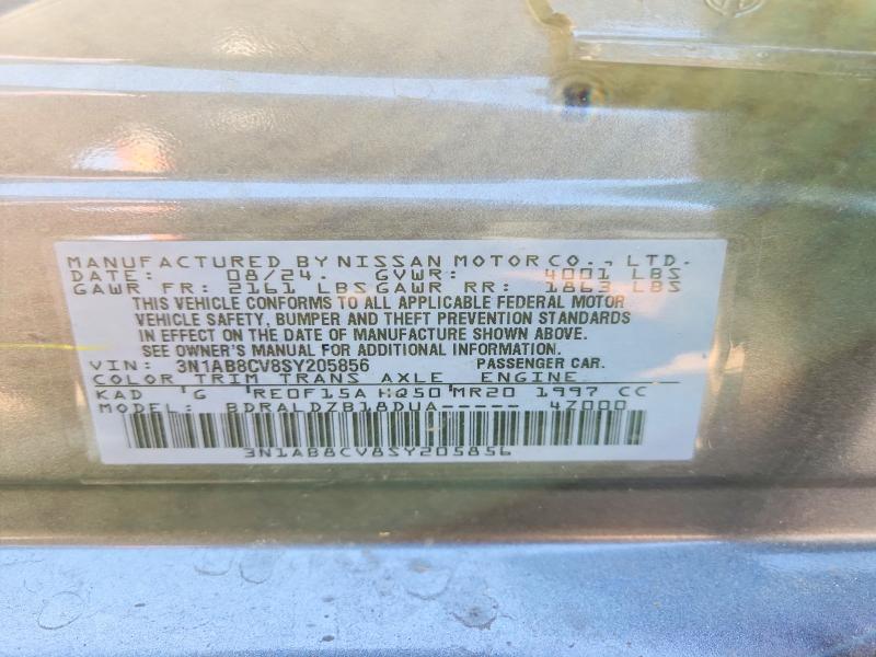 Aukcja sprzedaży 2025 Nissan Sentra, vin: 3N1AB8CV8SY205856, numer aukcji: 74764465