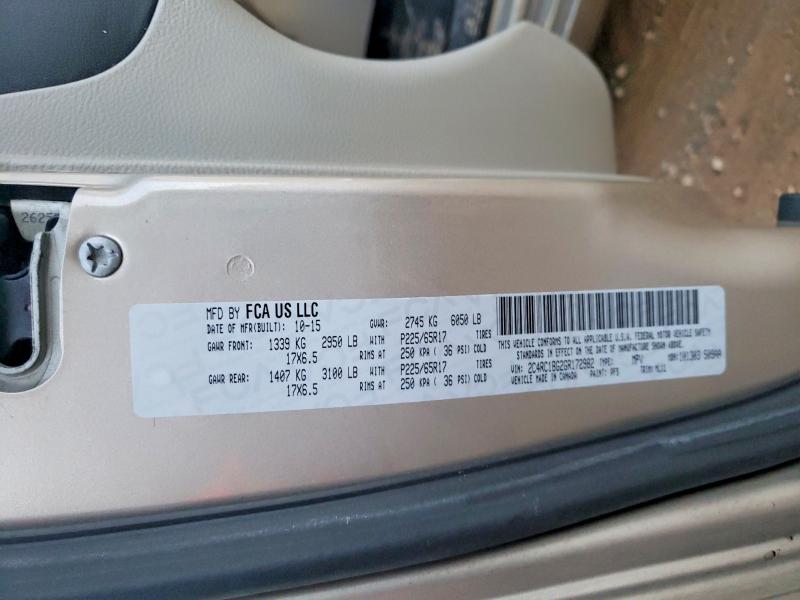 Продаж на аукціоні авто 2016 Chrysler Town & Country, vin: 2C4RC1BG2GR172982, номер лоту: 76933585