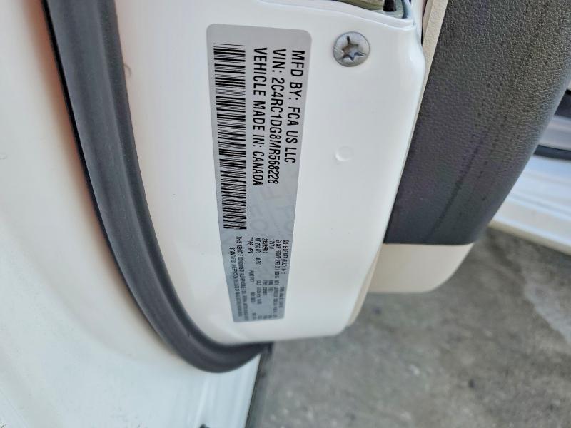2021 Chrysler Voyager მანქანა იყიდება აუქციონზე, vin: 2C4RC1DG8MR568228, აუქციონის ნომერი: 76441505