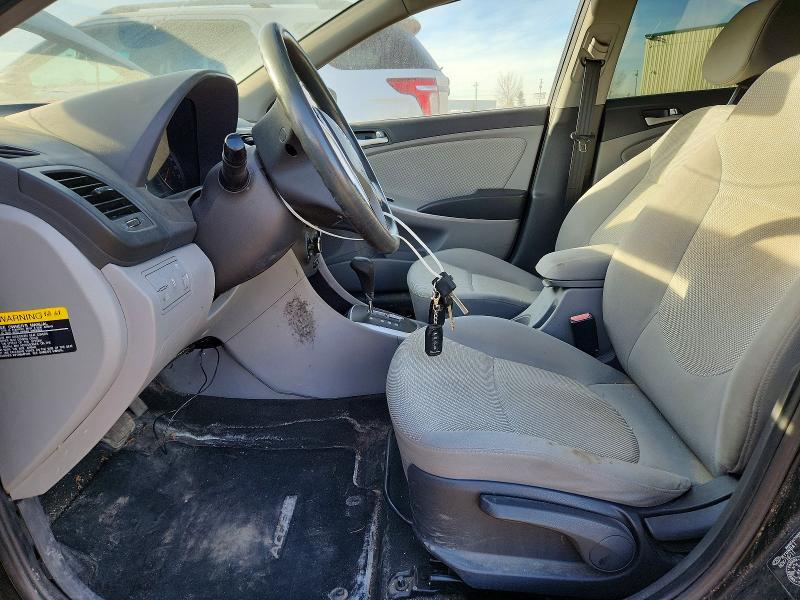 77220975 :رقم المزاد ، KMHCT4AE3CU167189 vin ، 2012 Hyundai Accent Gls مزاد بيع