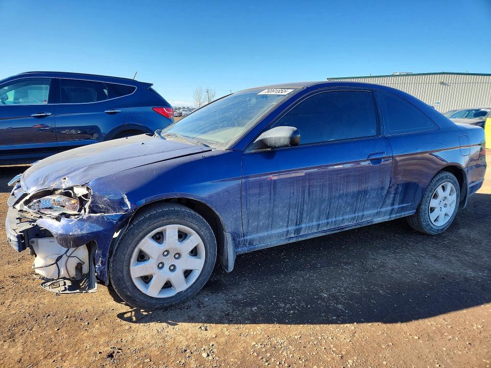 76891855 :رقم المزاد ، 1HGEM22502L813162 vin ، 2002 Honda Civic مزاد بيع