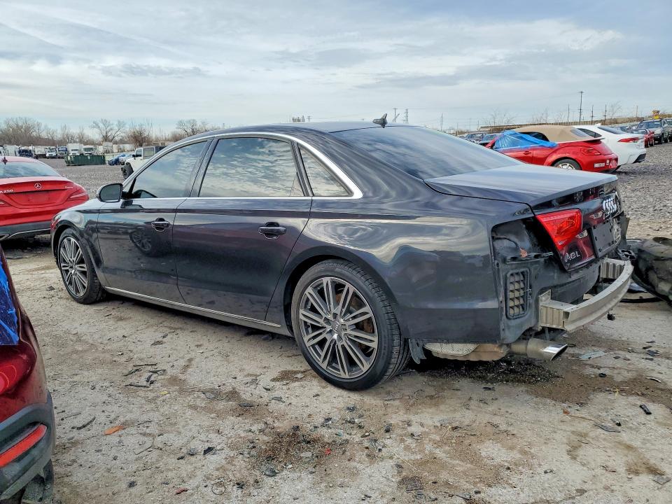 77338155 :رقم المزاد ، WAURMAFD5EN009702 vin ، 2014 Audi A8 مزاد بيع