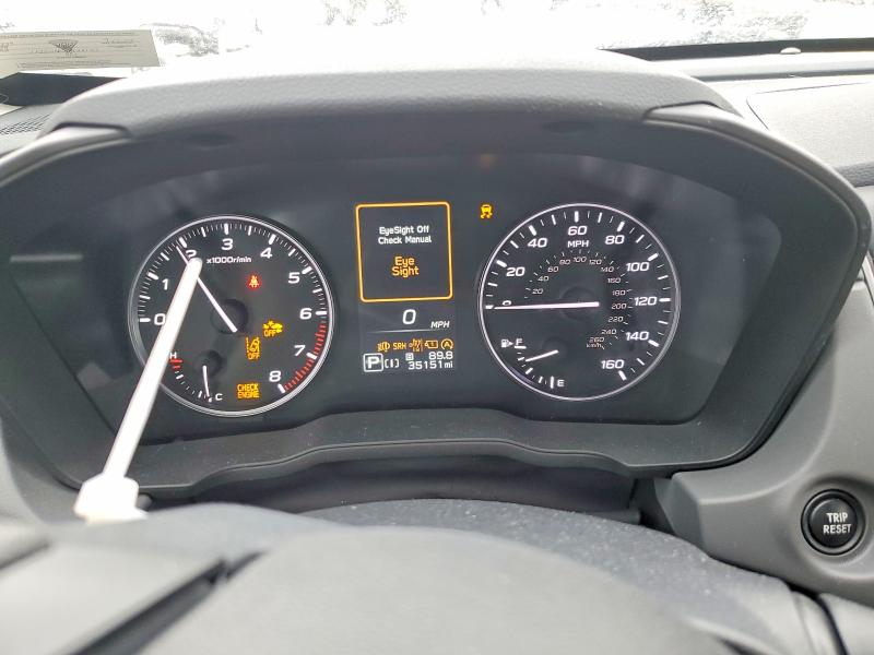 75634345 :رقم المزاد ، JF2GUADC6R8221163 vin ، 2024 Subaru Crosstrek مزاد بيع