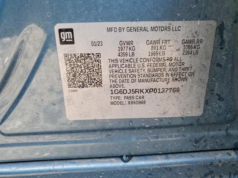 Aukcja sprzedaży 2023 Cadillac Ct4, vin: 1G6DJ5RKXP0127769, numer aukcji: 77620375