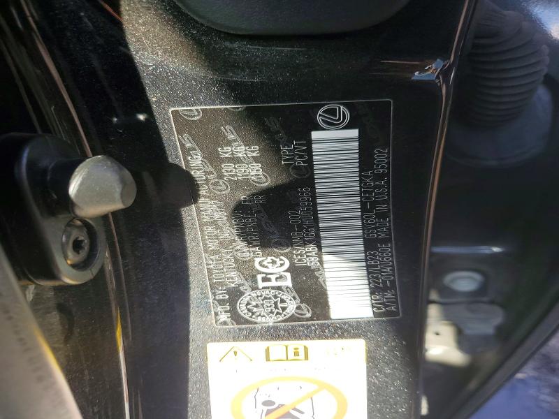 Продаж на аукціоні авто 2017 Lexus Es 350, vin: 58ABK1GG1HU059966, номер лоту: 79515735