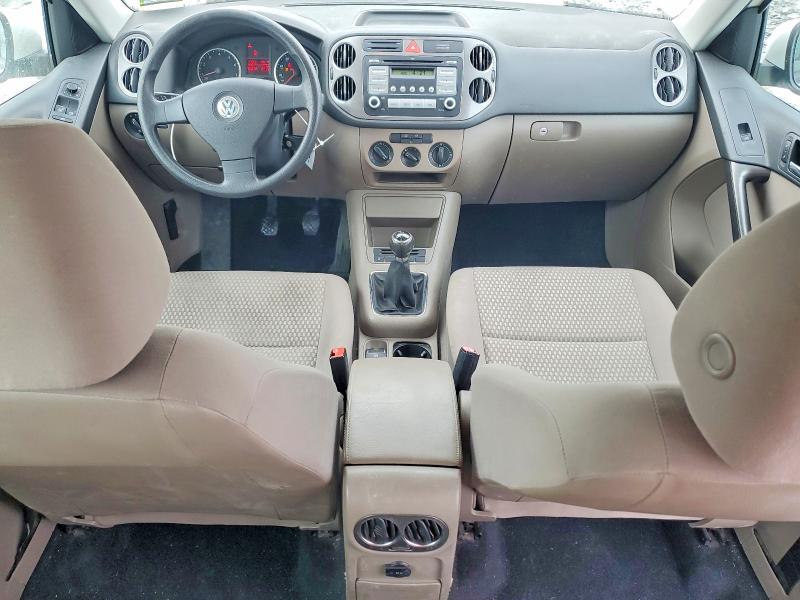 2009 Volkswagen Tiguan მანქანა იყიდება აუქციონზე, vin: WVGCV75N79W517653, აუქციონის ნომერი: 78089835