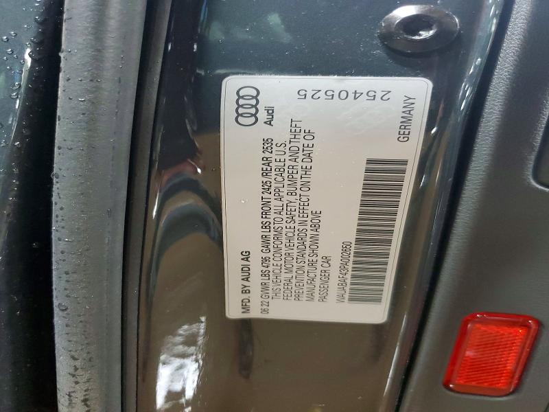 Продаж на аукціоні авто 2023 Audi A4, vin: WAUABAF43PA002650, номер лоту: 76070495