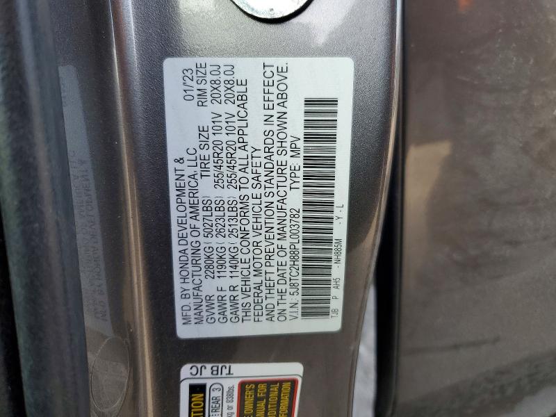 Продаж на аукціоні авто 2023 Acura Rdx, vin: 5J8TC2H88PL003782, номер лоту: 77216345