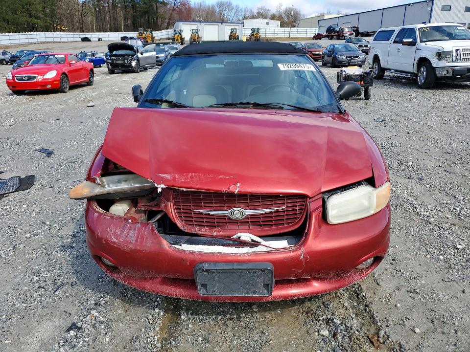 Продажа на аукционе авто 1999 Chrysler Sebring, vin: 3C3EL55H9XT536567, номер лота: 79209475