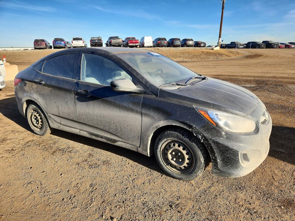 77220975 :رقم المزاد ، KMHCT4AE3CU167189 vin ، 2012 Hyundai Accent Gls مزاد بيع