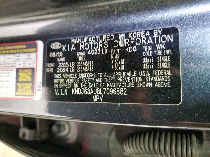 Продаж на аукціоні авто 2020 Kia Soul, vin: KNDJ63AU8L7096882, номер лоту: 77964245