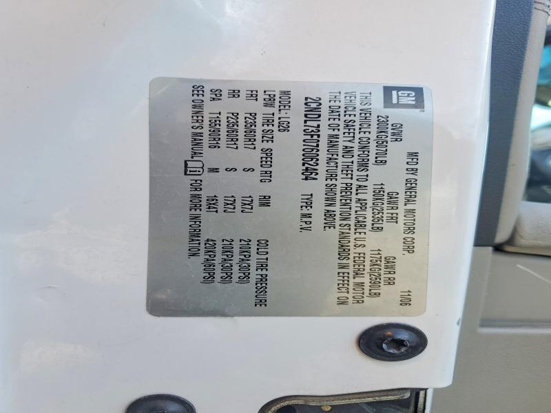 Aukcja sprzedaży 2007 Chevrolet Equinox, vin: 2CNDL73F076062464, numer aukcji: 76058815