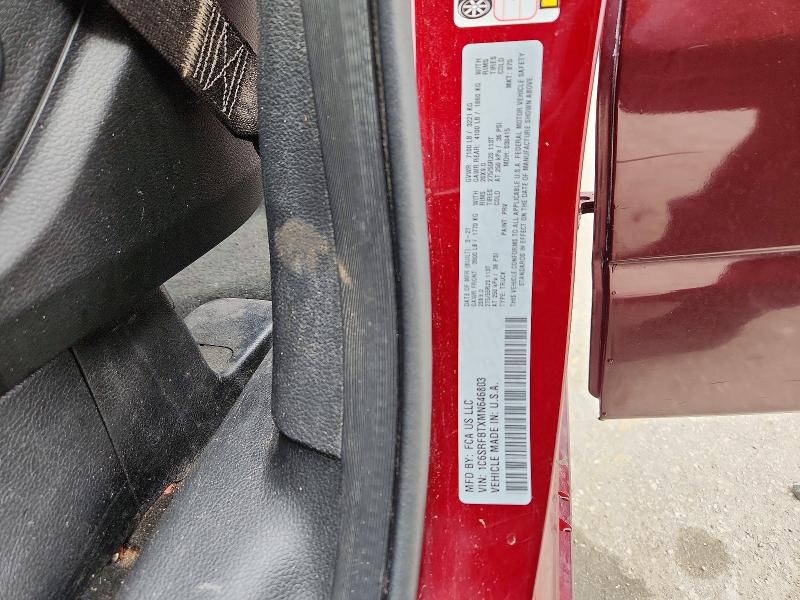 Продажа на аукционе авто 2021 Ram 1500, vin: 1C6SRFBTXMN646803, номер лота: 77738895