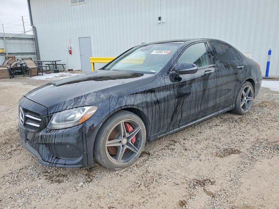74385745 :رقم المزاد ، 55SWF4KB4GU133322 vin ، 2016 Mercedes-benz C مزاد بيع