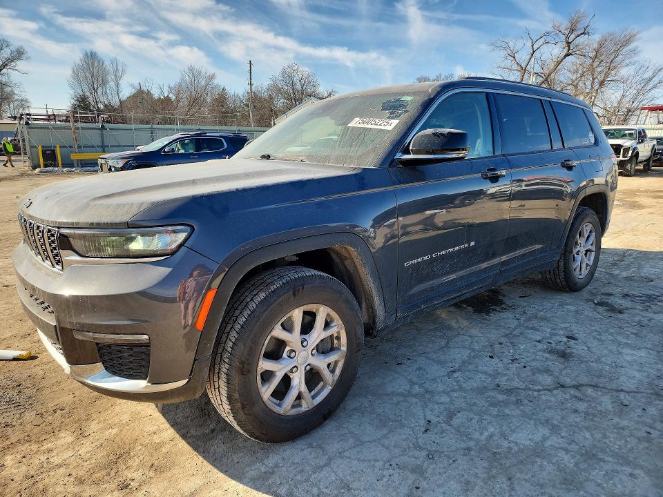 75005225 :رقم المزاد ، 1C4RJKBGXM8212468 vin ، 2021 Jeep Grand Cherokee مزاد بيع