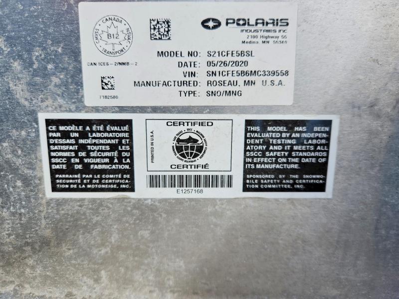 Продажа на аукционе авто 2021 Polaris 550, vin: SN1CFE5B6MC339558, номер лота: 78426885