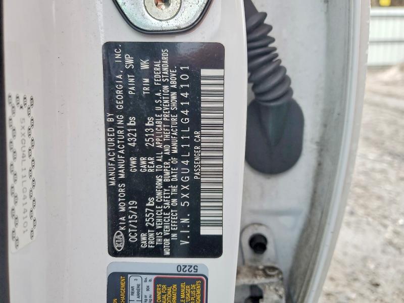 Aukcja sprzedaży 2020 Kia Optima, vin: 5XXGU4L11LG414101, numer aukcji: 75205775