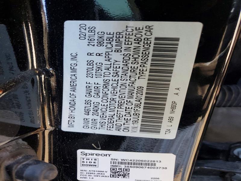 Продаж на аукціоні авто 2020 Acura Tlx, vin: 19UUB1F36LA012009, номер лоту: 74488735