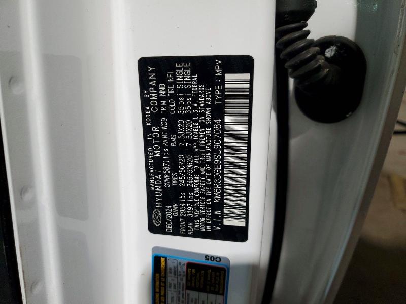 76201445 :رقم المزاد ، KM8R3DGE9SU907084 vin ، 2025 Hyundai Palisade مزاد بيع