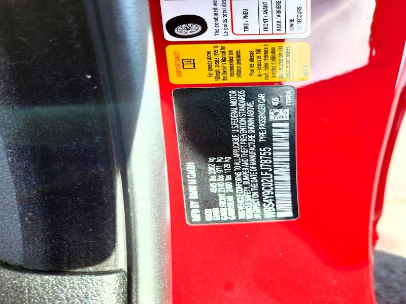 Продажа на аукционе авто 2020 Bmw M4, vin: WBS4Y9C02LFJ78755, номер лота: 79273985