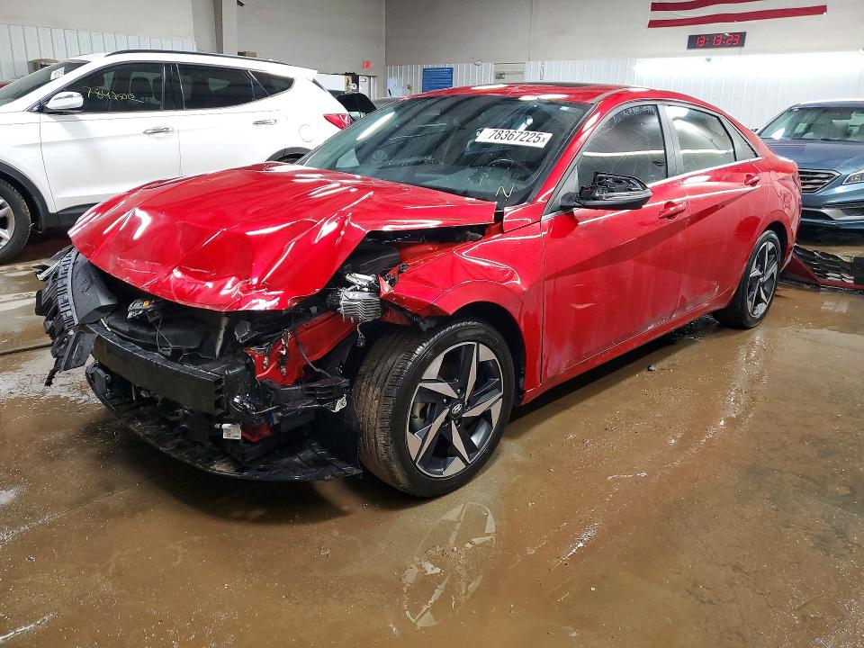 2023 Hyundai Elantra მანქანა იყიდება აუქციონზე, vin: 5NPLP4AGXPH107663, აუქციონის ნომერი: 78367225