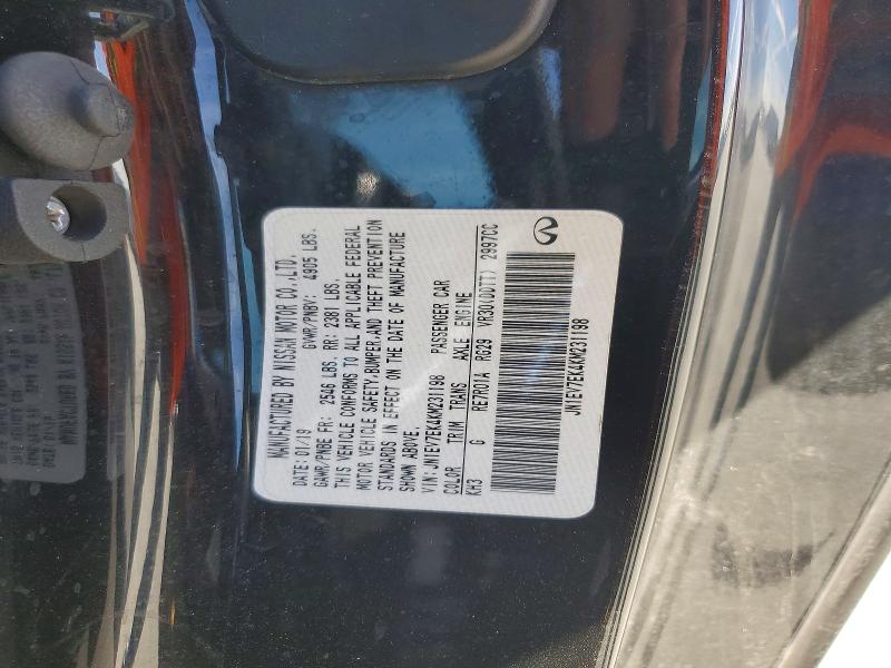 Продажа на аукционе авто 2019 Infiniti Q60, vin: JN1EV7EK4KM231198, номер лота: 78341265