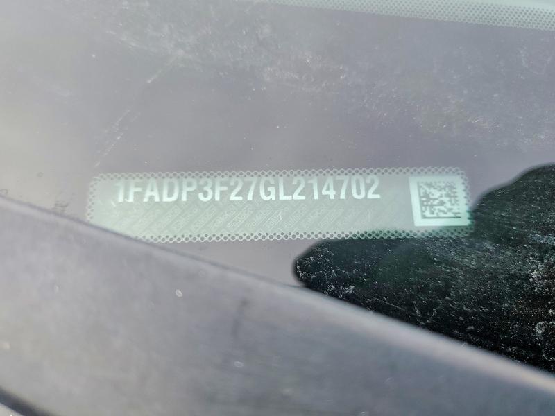 Aukcja sprzedaży 2016 Ford Focus, vin: 1FADP3F27GL214702, numer aukcji: 76638755