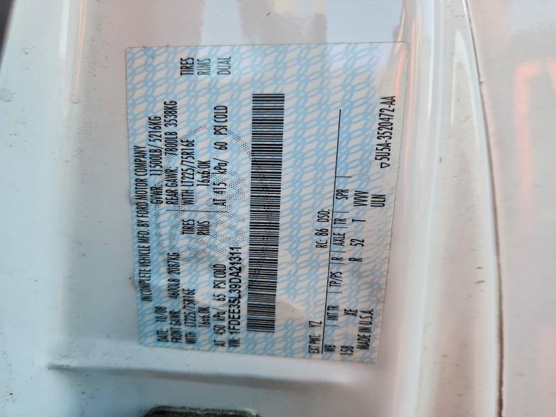 2009 Ford Econoline მანქანა იყიდება აუქციონზე, vin: 1FDEE35L39DA21311, აუქციონის ნომერი: 74719005