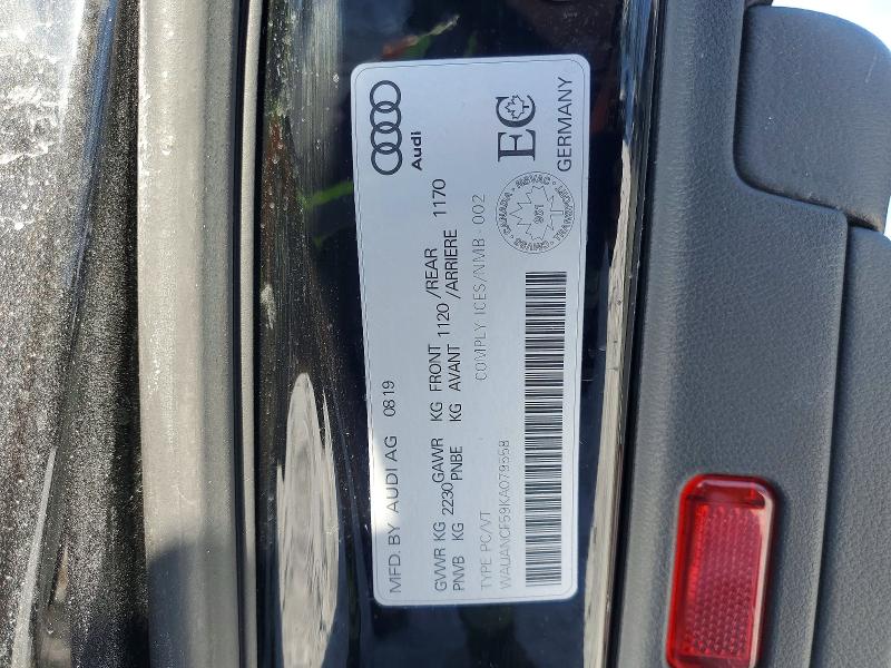 Продажа на аукционе авто 2019 Audi A5, vin: WAUANCF59KA079558, номер лота: 78899785