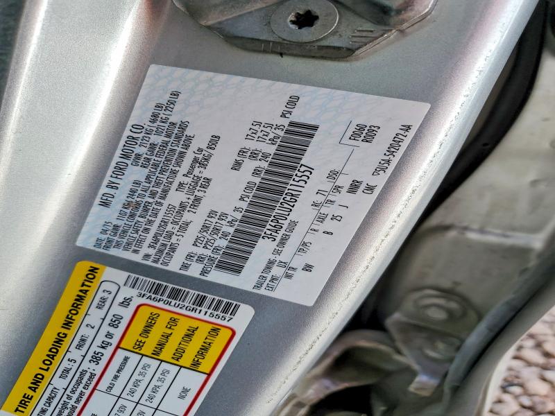 2016 Ford Fusion მანქანა იყიდება აუქციონზე, vin: 3FA6P0LU2GR115557, აუქციონის ნომერი: 77223695