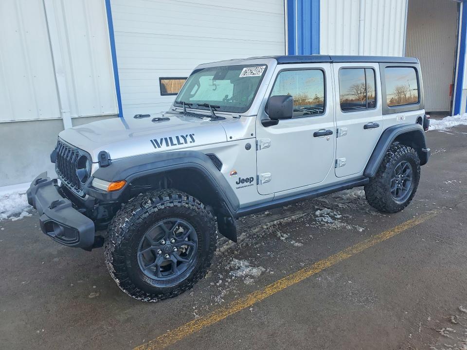 Продажа на аукционе авто 2024 Jeep Wrangler S, vin: 1C4PJXDG3RW323674, номер лота: 75629485