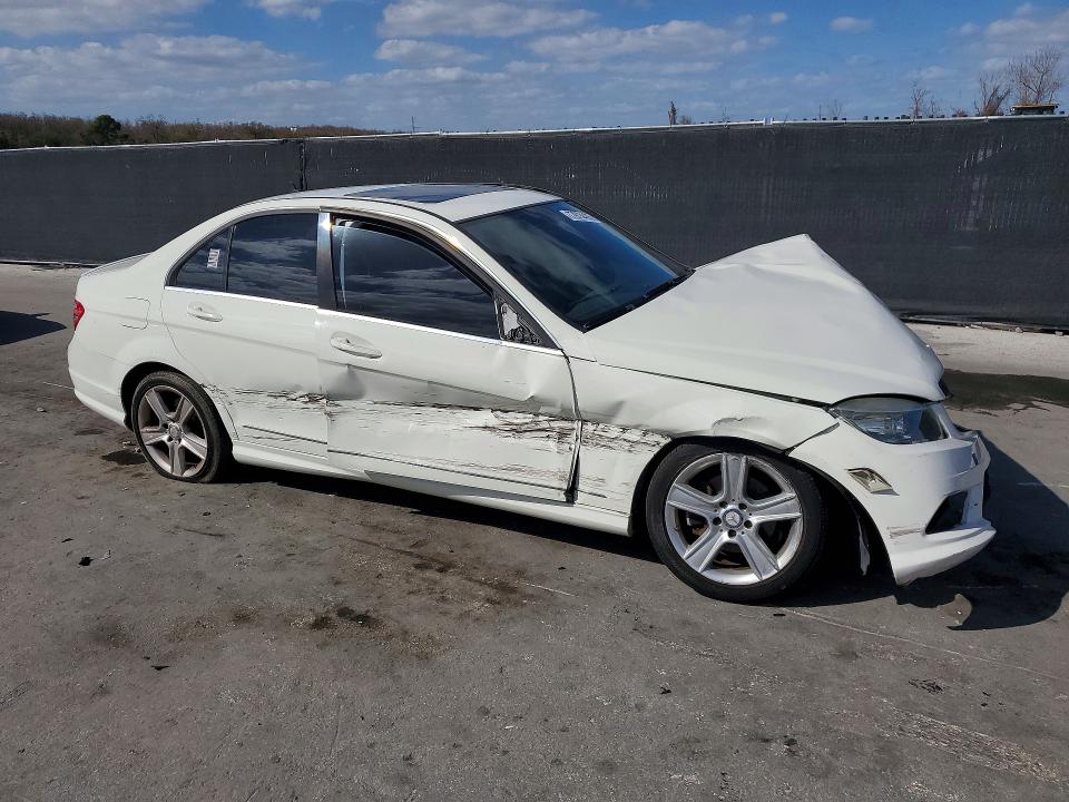 Auction sale of the 2011 Mercedes-benz C, vin: WDDGF5EB5BR176437, lot number: 77974465