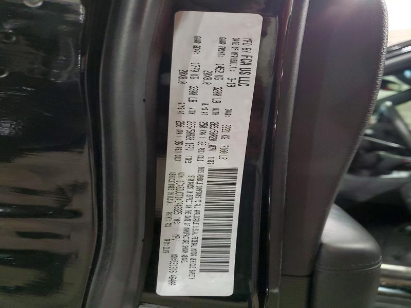2019 Dodge Durango მანქანა იყიდება აუქციონზე, vin: 1C4SDJCT1KC743325, აუქციონის ნომერი: 75218555
