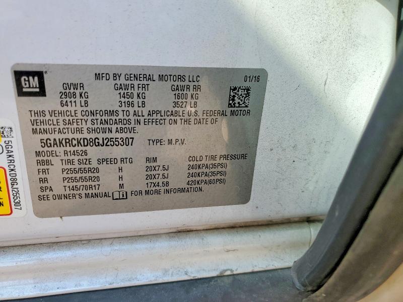 Продажа на аукционе авто 2016 Buick Enclave, vin: 5GAKRCKD8GJ255307, номер лота: 76247685