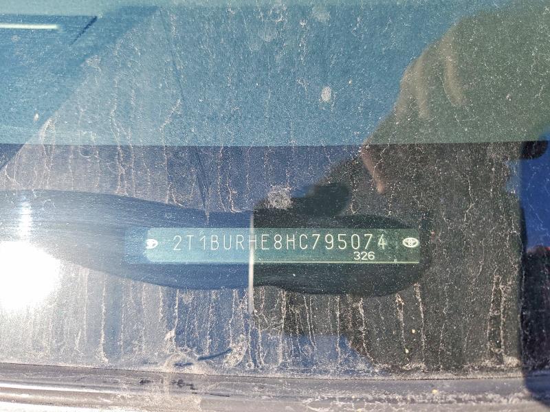 Продажа на аукционе авто 2017 Toyota Corolla, vin: 2T1BURHE8HC795074, номер лота: 77626685