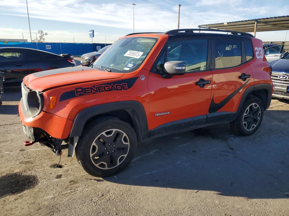 Продажа на аукционе авто 2017 Jeep Renegade T, vin: ZACCJBCB4HPE76647, номер лота: 75556975