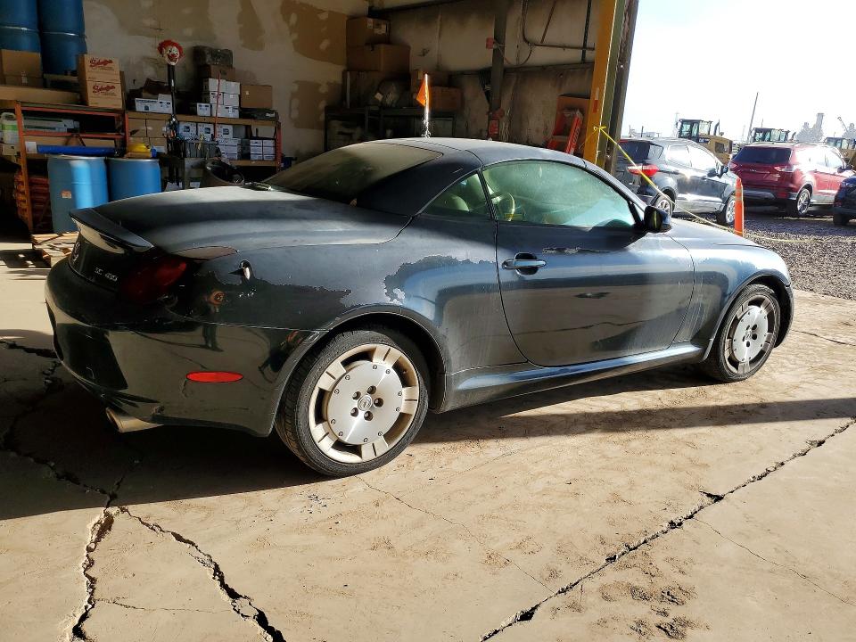 2002 Lexus Sc 430 მანქანა იყიდება აუქციონზე, vin: JTHFN48Y920005132, აუქციონის ნომერი: 77241385