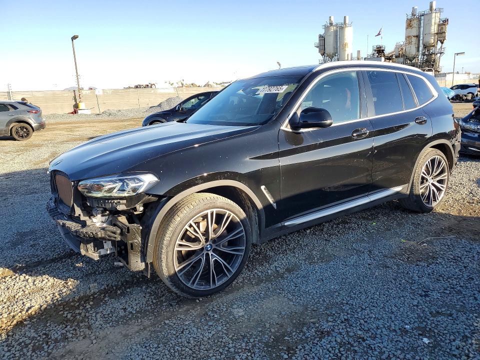 2022 Bmw X3 მანქანა იყიდება აუქციონზე, vin: 5UX43DP09N9K84736, აუქციონის ნომერი: 77792765