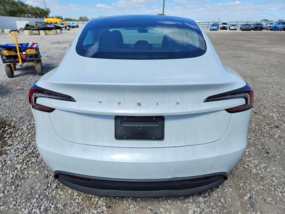 2025 Tesla Model 3 მანქანა იყიდება აუქციონზე, vin: 5YJ3E1EA0SF056675, აუქციონის ნომერი: 78382225