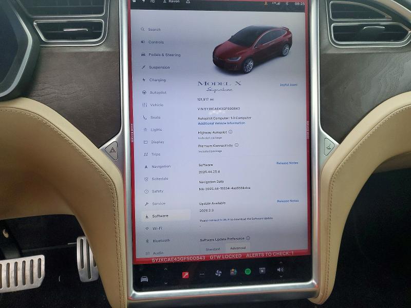 Aukcja sprzedaży 2016 Tesla Model X, vin: 5YJXCAE43GFS00843, numer aukcji: 77339585