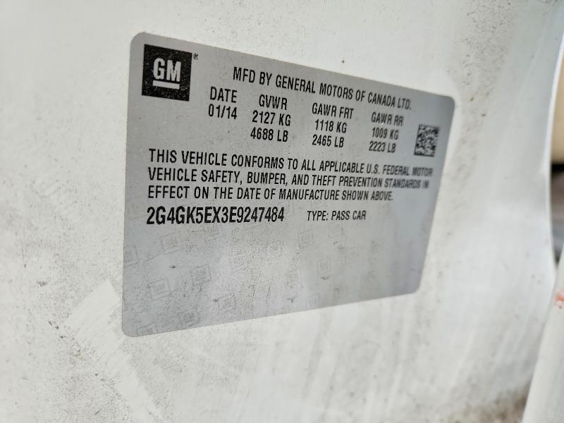 Продажа на аукционе авто 2014 Buick Regal, vin: 2G4GK5EX3E9247484, номер лота: 75928095